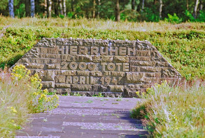 Belsen Memorial For Barracks 0006