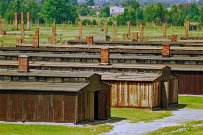 Birkenau Camp Barracks 0001