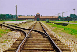 Birkenau Unloading Area At Main Gate 0007