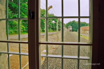 Buchenwald Barbed Wire Fence And Watch Tower 0003