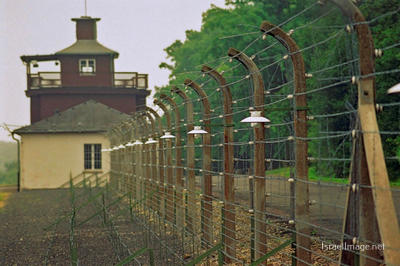 Buchenwald Barbed Wire Fence And Watch Tower 0004