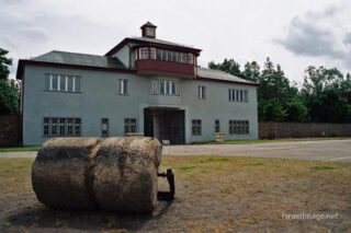 Sachsenhausen Roller In Front Of Headquarters 0001