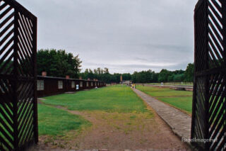 stutthof  concentration camp Stutthof Entrance Gate 0001