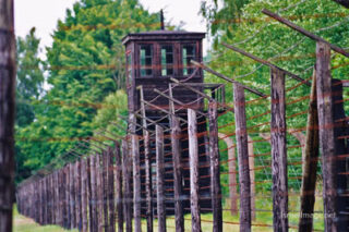 stutthof  concentration camp Stutthof Watchtower 0001