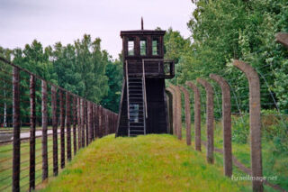 stutthof  concentration camp Stutthof Watchtower 0002