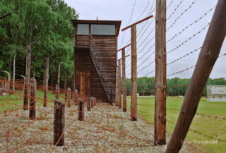 stutthof  concentration camp Stutthof Watchtower 0003