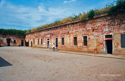 Terezin Courtyard And Cells 0004