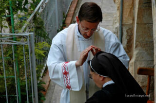 Christian People Praying Jerusalem 0007