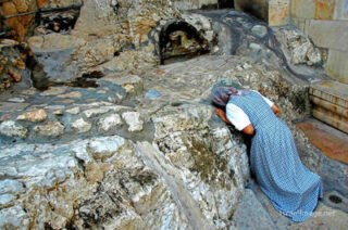 christian people praying Christian People Praying Jerusalem Gethsemani 0001