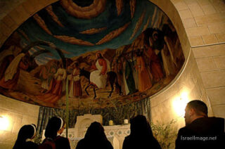 the footsteps of jesuse Jerusalem Franciscan Church Of Bethphage 0001