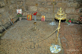 the footsteps of jesuse Jerusalem Marys Birthplace 0002