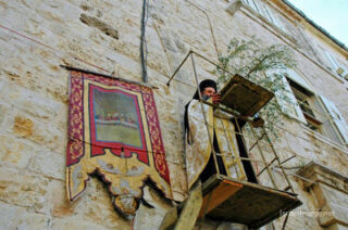 israel christian holidays festivals Greek Orthodox Wahshing Of The Feet 0002