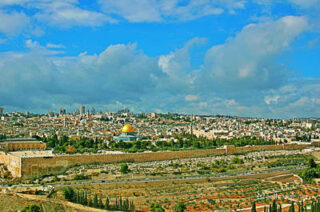 jerusalem Jerusalem Old City View From Mt Of Olives 0001