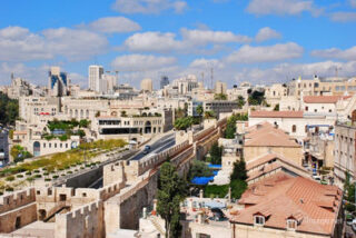 pho-isr-jernc-jerusalem new city view from old city 0001th Jerusalem New City View From Old City 0001