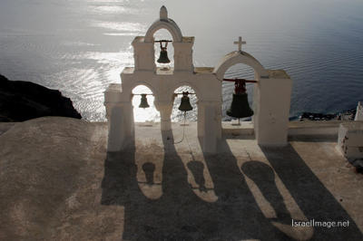 Greece Santorini Oia Church Bells 0001