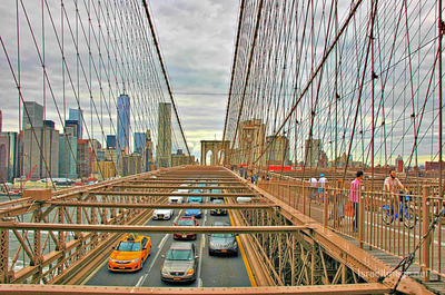 New York City Brooklyn Bridge 0006