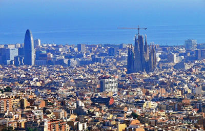 Spain Barcelona City View 0001