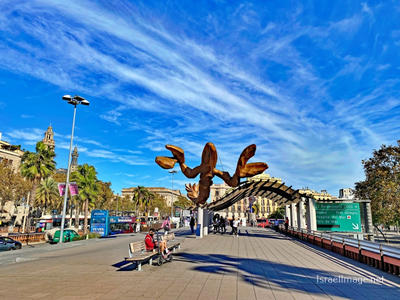 Spain Barcelona Paseo De Colon 0001