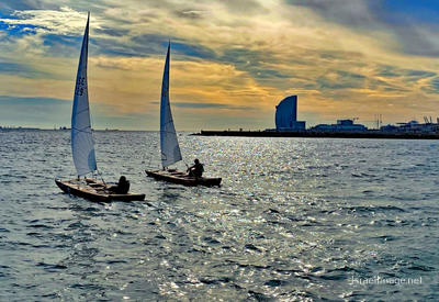 Spain Barcelona Sant Sebastià Beach 0004