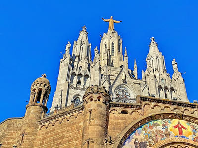 Spain Barcelona Temple Expiatori Del Sagrat Cor 0001