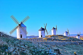 spain consuegra Twelve windmills Don Quixote La Mancha region Spain Consuegra Twelve Windmills Don Quixote La Mancha Region 0002