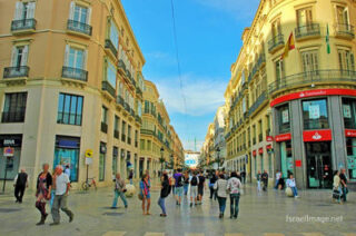 malaga city cente Spain Malaga City Center 0001