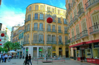 malaga city cente Spain Malaga City Center 0002