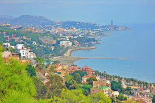 malaga city view Spain Malaga City View 0002