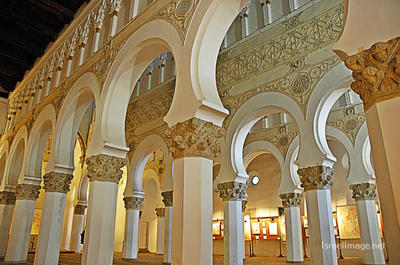 Spain Toledo Synagogue Of Santa María La Blanca 0001