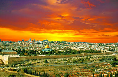 Israel Jerusalem Sunset 0002