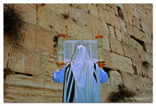 kotel Torah Praying print Kotel Torah Praying 00001