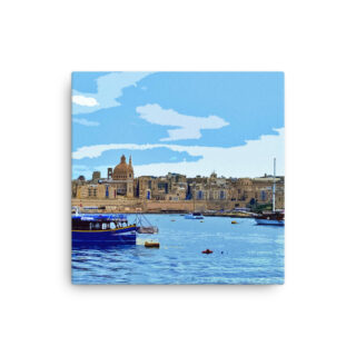 Thin canvas Malta Valletta 0001