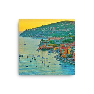 Thin canvas France Villefranche 0003