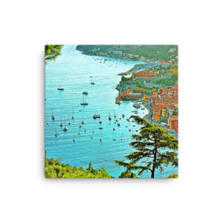 Thin canvas France Villefranche 0001