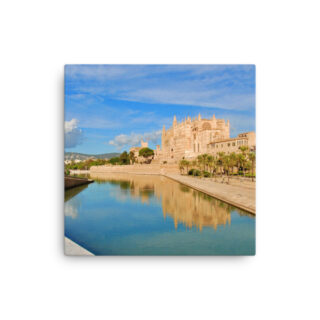 Thin canvas Spain Palma De Mallorca Cathedral Of Santa Maria 0001