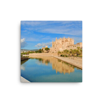 Thin canvas Spain Palma De Mallorca Cathedral Of Santa Maria 0001