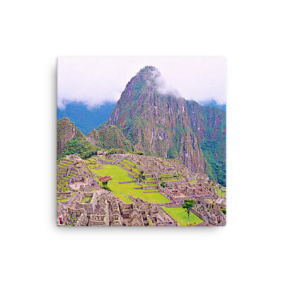 Thin canvas Peru Machu Picchu 0001