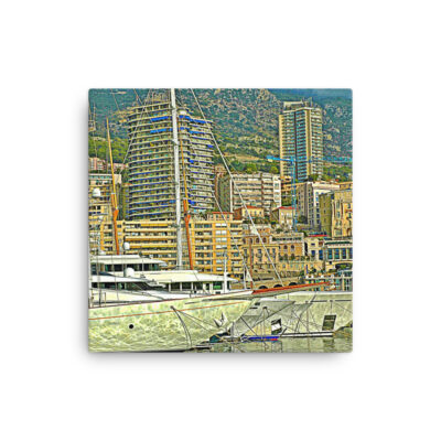Thin canvas Monaco Monte Carlo 0002