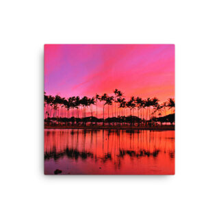 Thin canvas Usa Oahu Hawaii Sunset 0002