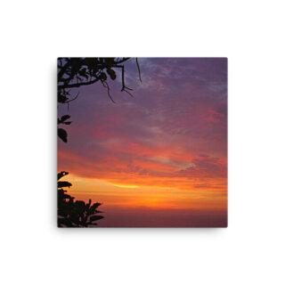 Thin canvas Peru Lima Sunset 0001