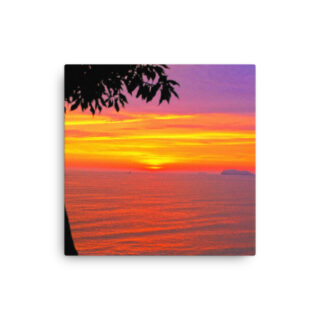 Thin canvas Peru Lima Sunset 0002
