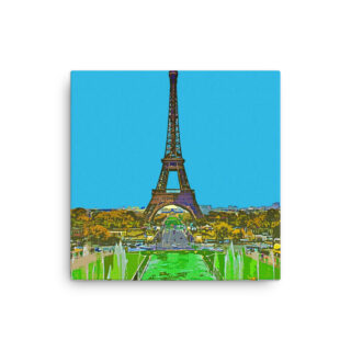 Thin canvas France Eiffel Tower 00022