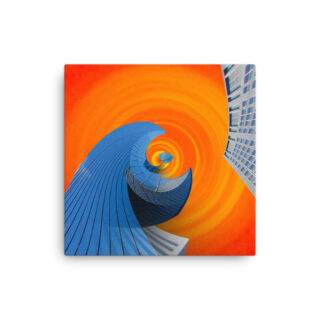 Thin canvas New York City Manhattan 360 0002