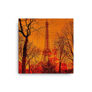 Thin canvas France Eiffel Tower 00018