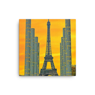 Thin canvas France Eiffel Tower 00012