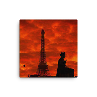 Thin canvas France Eiffel Tower 00016