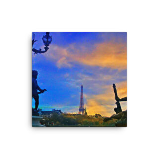 Thin canvas France Eiffel Tower 0004