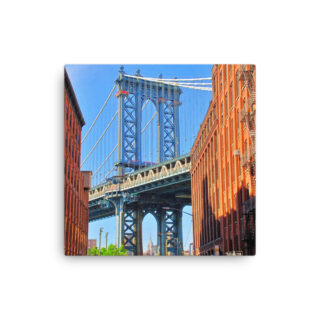 Thin canvas New York City Manhattan Bridge 0001