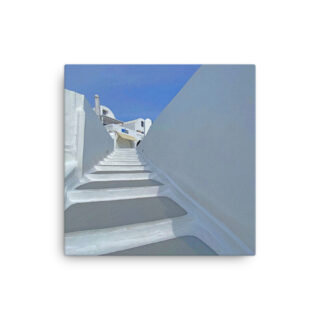 Thin canvas Greece santorini oia 00013