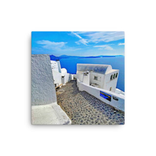 Thin canvas Greece santorini oia 00011